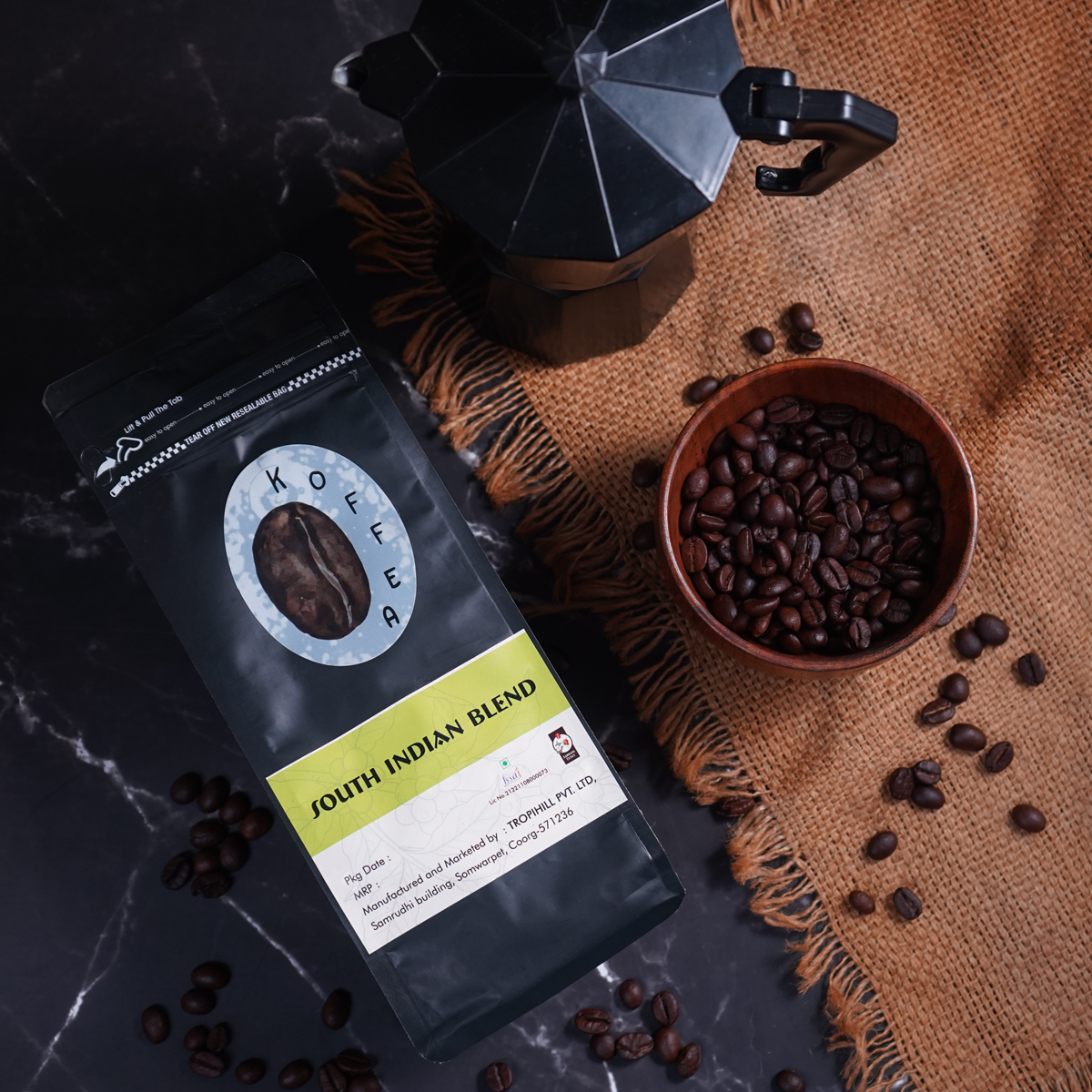 Roasted Coffee Bean | South Indian Blend - Image 2